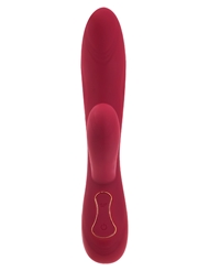 Front view of WINE AND DINE ME DUAL STIM VIBRATOR