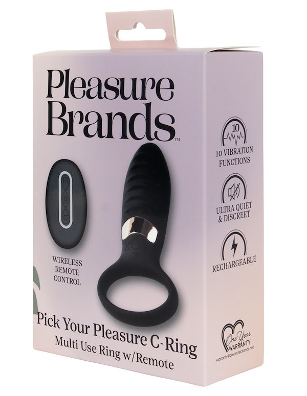 PLEASURE BRANDS - PICK YOUR PLEASURE C-RING ALT3 view Color: BK