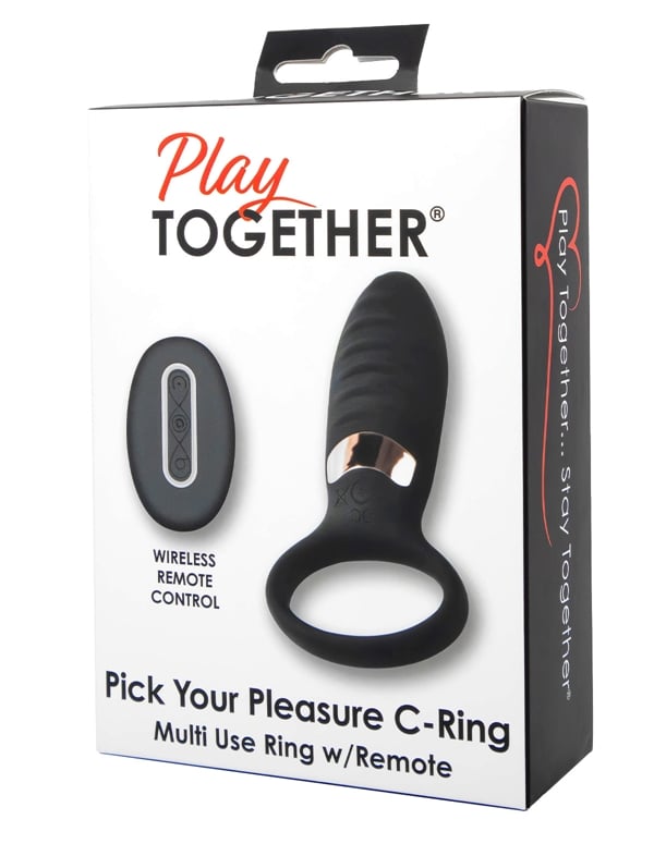 Play Together Pick Your Pleasure C-Ring ALT3 view Color: BK