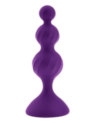 Alternate front view of ZODIAC FOR LOVERS SILICONE BUMP ANAL PLUG