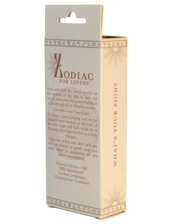 ZODIAC FOR LOVERS - CLASSIC VIBE ALT3 view Color: BKG