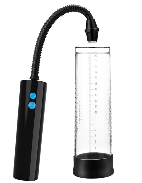 H2O Rechargeable Penis Pump - Blue