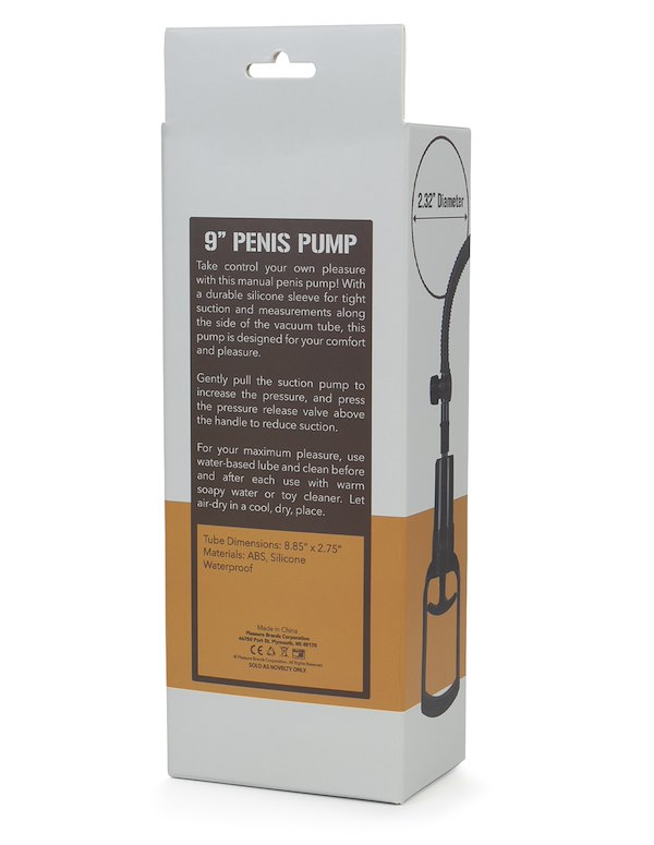 THINK BIGGER - 9 INCH PENIS PUMP ALT8 view Color: CKB