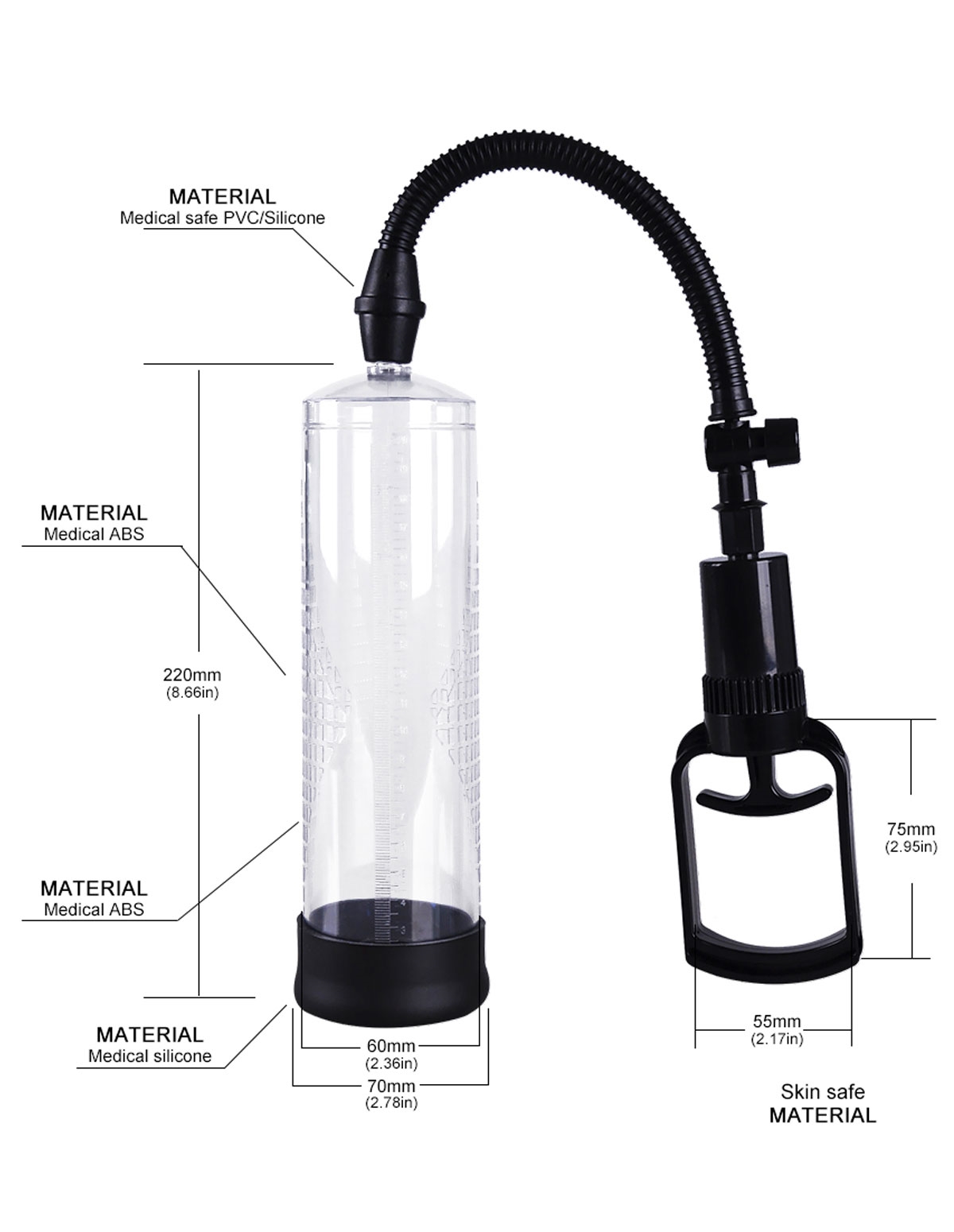 THINK BIGGER - 9 INCH PENIS PUMP - PB-51004-1-03292 | Lover's Lane