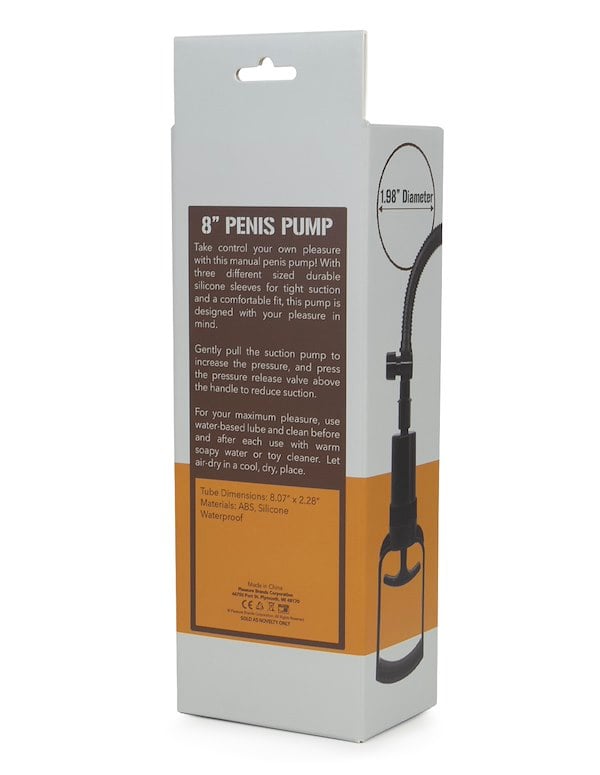 THINK BIGGER - 8 INCH PENIS PUMP ALT7 view Color: CKB