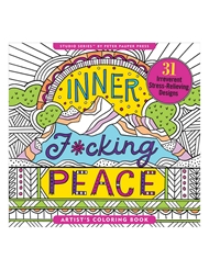 Additional  view of product INNER F*CKING PEACE COLORING BOOK with color code NC