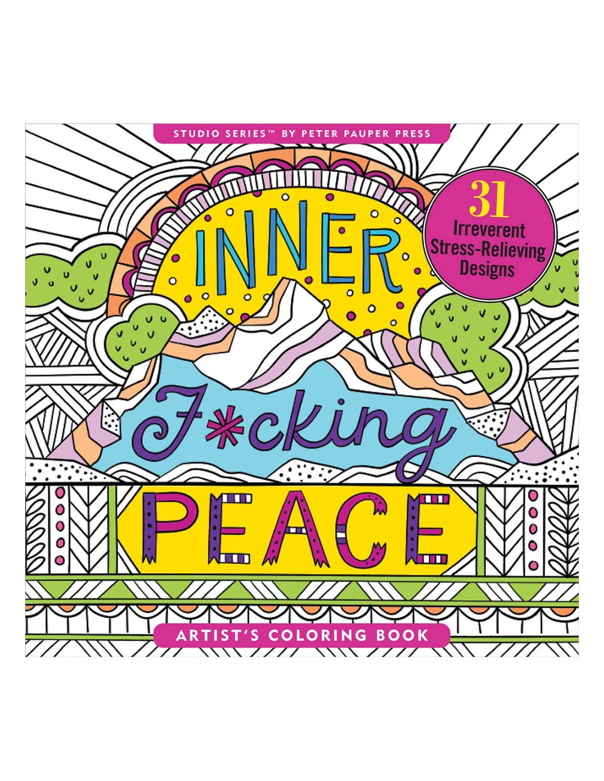 alternate image for Inner F*Cking Peace Coloring Book