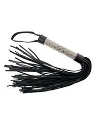 Additional  view of product LOVERS PAIN RHINESTONE FLOGGER with color code BKS