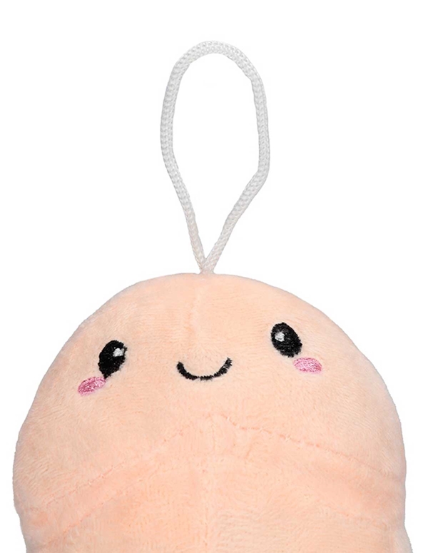 Light Penis Plushie With Key Ring Loop ALT2 view Color: VA