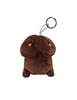 Additional CHOCOLATE view of product DARK PENIS PLUSHIE WITH KEY RING LOOP with color code CHO