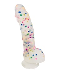 Additional  view of product NEVER LONELY CUMFETTI CAKE 7.75 INCH DILDO with color code MC