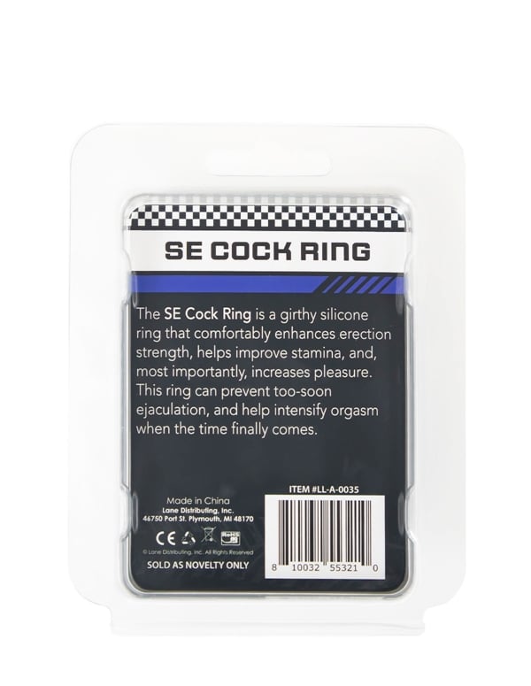 Se Cock Ring ALT4 view Color: BL