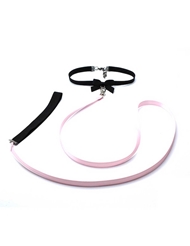 Additional  view of product KINKETTE COLLAR AND LEASH with color code BK