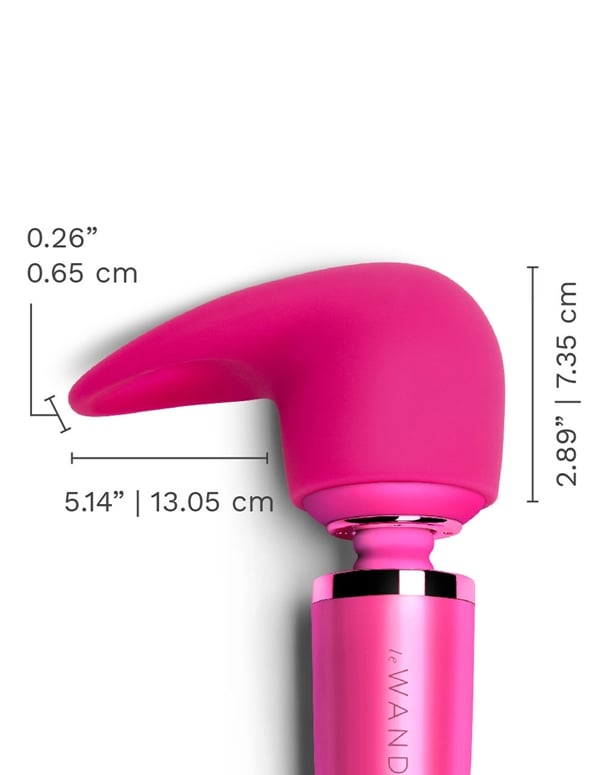 Le Wand Flick Flexible Silicone Wand Attachment ALT10 view Color: HP