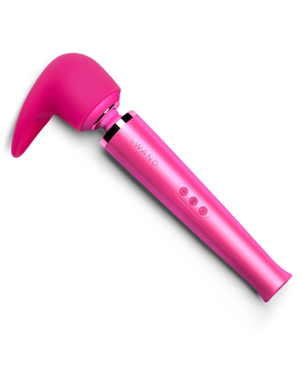 Le Wand Flick Flexible Silicone Wand Attachment ALT3 view Color: HP