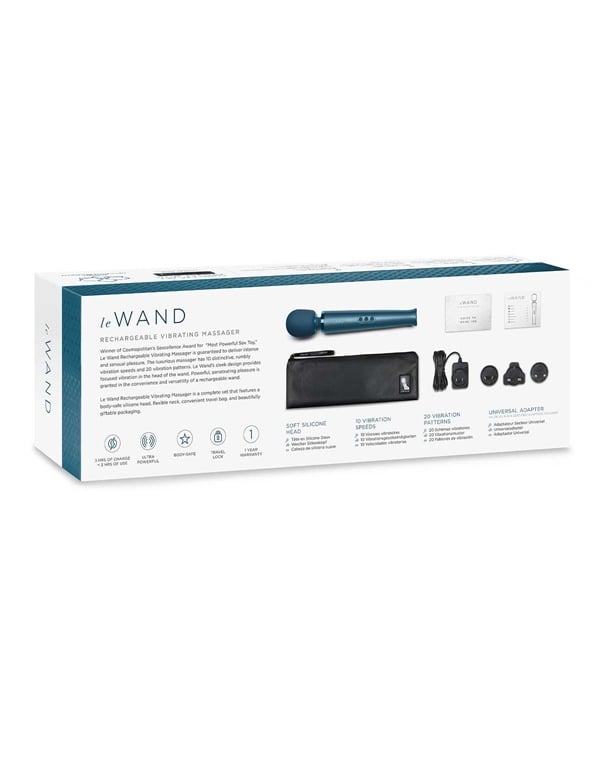 Le Wand Rechargeable Massager ALT8 view Color: BL