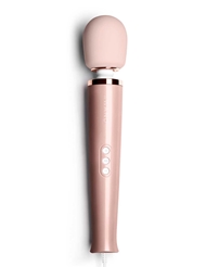 Front view of LE WAND PLUG-IN VIBRATING MASSAGER ROSE GOLD
