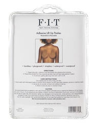 Alternate back view of FIT ADHESIVE LIFT UP PASTIES DARK