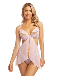 Alternate front view of HANNAH FLY-AWAY BABYDOLL