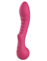 Alternate front view of INDULGE RIBBED VIBRATOR