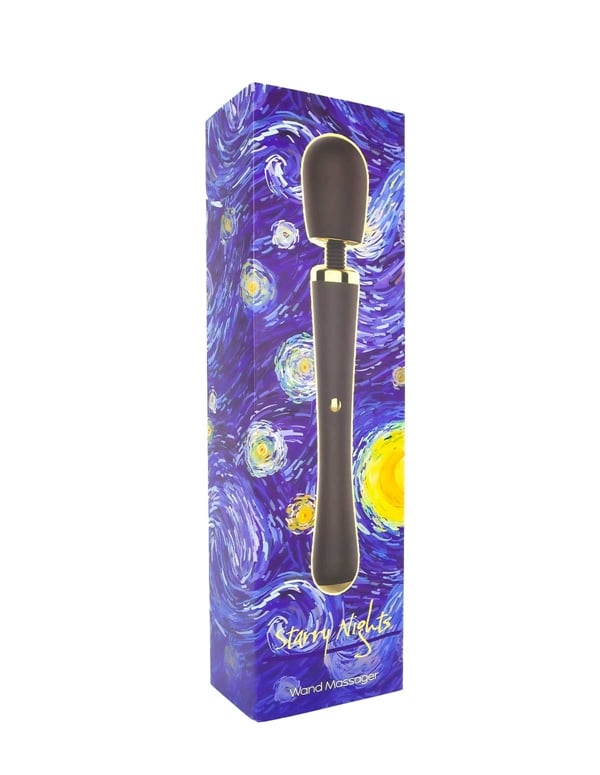 Starry Nights Wand Massager ALT2 view Color: BK