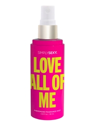 Alternate back view of SIMPLY SEXY - LOVE ALL OF ME PHEROMONE BODY MIST