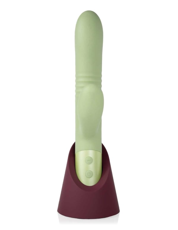 Oasis - Saguaro Dual Stim Vibrator ALT3 view Color: GR