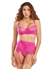 Additional FUCHSIA view of product JAYNE 3PC BRA SET with color code FUC