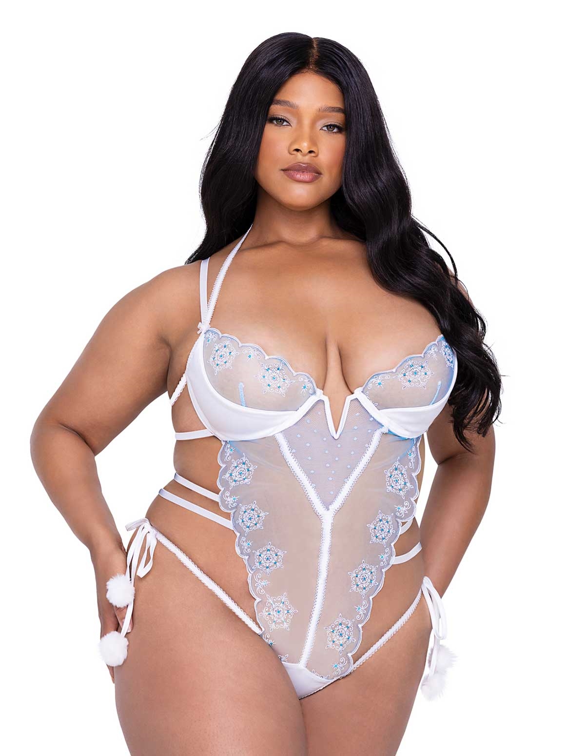 alternate image for Snow Queen Plus Size Teddy