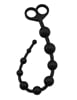 Additional BLACK view of product ANAL QUEST - INTENSE TEASE ANAL BEADS with color code BK