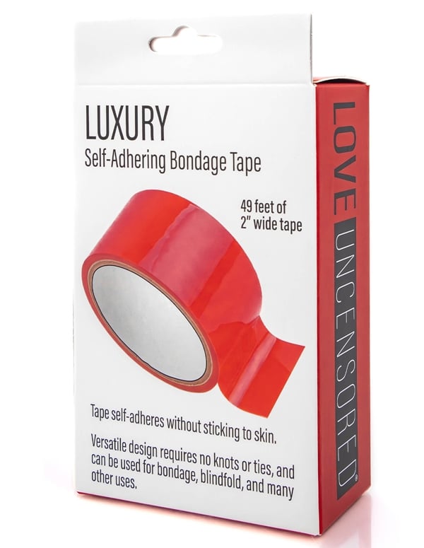 Bound To Love Self-Adhesive Bondage Tape In Red ALT4 view Color: RD