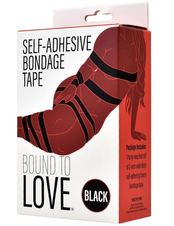 BOUND TO LOVE - SELF-ADHESIVE BONDAGE TAPE ALT2 view Color: BK