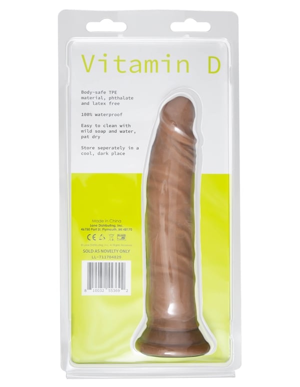 Vitamin D 8.5 Inch Poseable Dildo ALT3 view Color: CAR