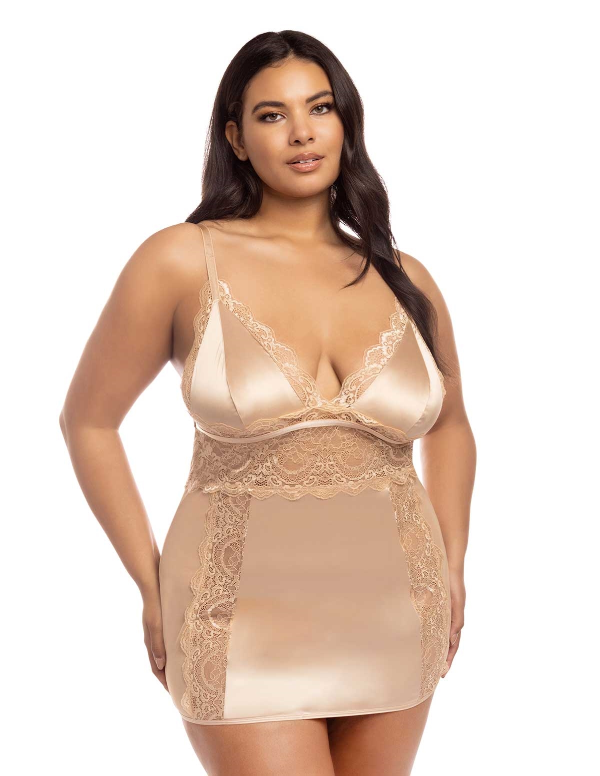 alternate image for Laura Soft Cup Plus Size Babydoll