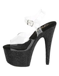 Additional  view of product MARGOT RHINESTONE 7 PLATFORM with color code CBK