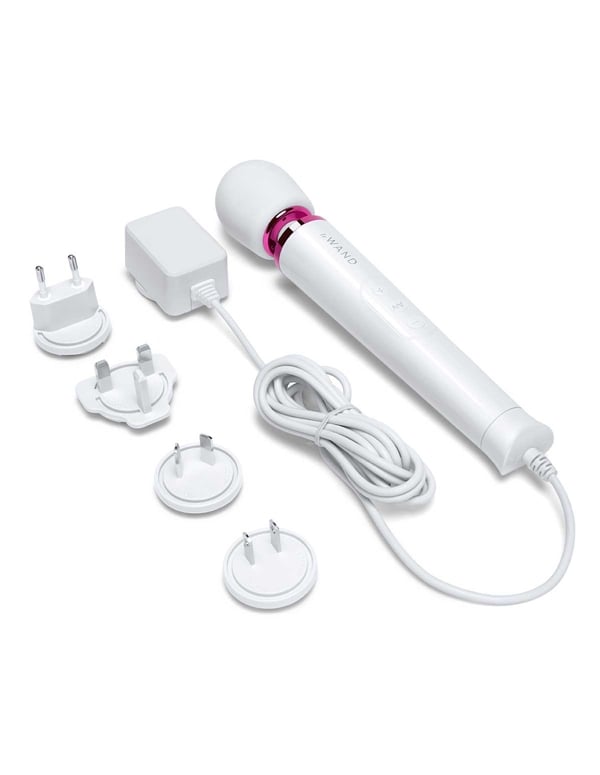Le Wand Powerful Petite Plug-In Massage Wand ALT5 view Color: WH