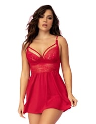 Alternate front view of SUMPTUOUS SLEEP CHEMISE