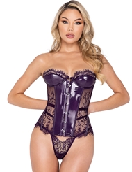 Additional  view of product SUGAR PLUM BUSTIER AND THONG with color code PR