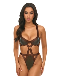 Additional  view of product JADE IRIDESCENT MESH TEDDY with color code CHO