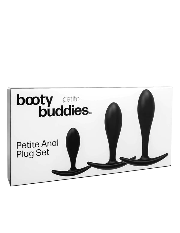 Booty Buddies Petite Anal Plug Set ALT6 view Color: BK