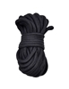 Additional BLACK view of product KINK & CONSENT - COTTON BONDAGE ROPE IN BLACK with color code BK