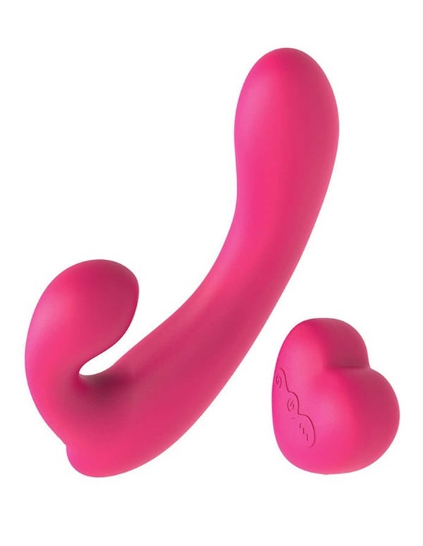 Love Essentials Love Me Tender Rotating Vibe With Heart Remote default view Color: PK