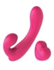 Additional PINK view of product LOVE ESSENTIALS - LOVE ME TENDER ROTATING VIBE WITH HEART REMOTE with color code PK