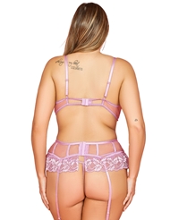 Alternate back view of LAURIE 3PC PLUS SIZE BRA SET