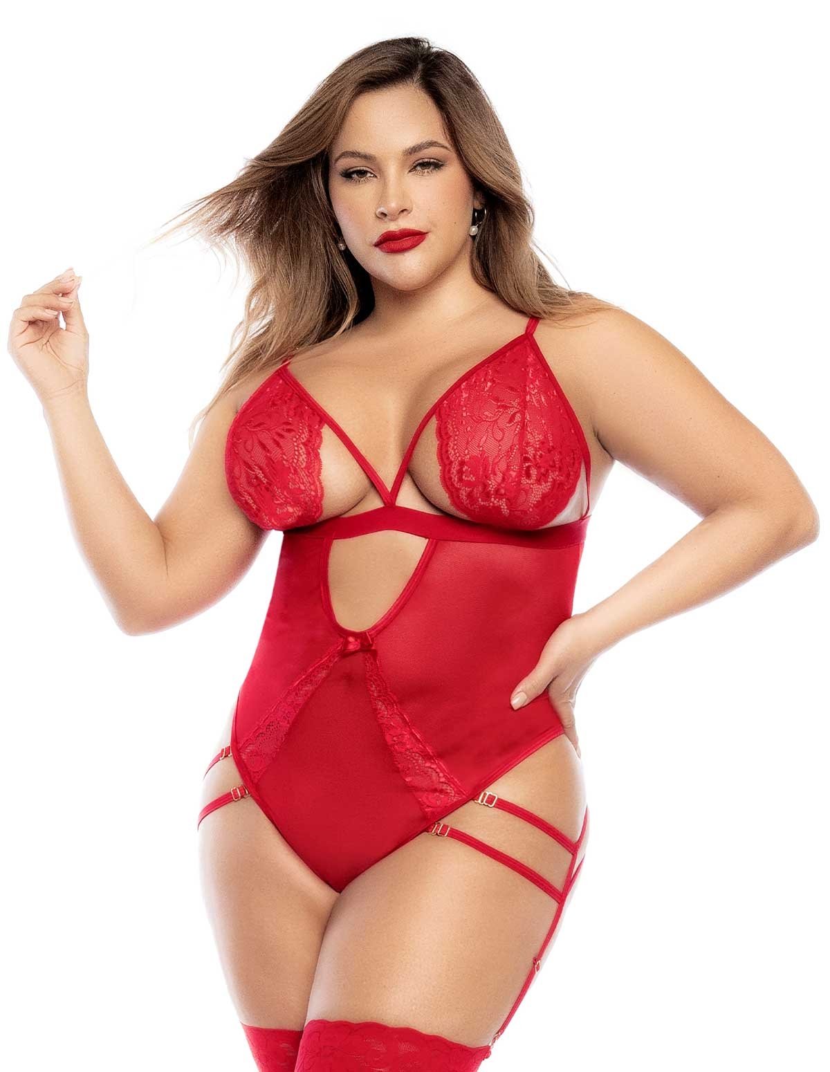 alternate image for Tempted Plus Size Teddy