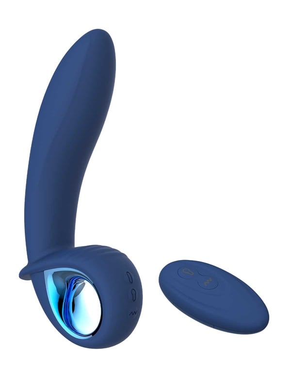 Zodiac For Lovers Inflatable Vibrator With Remote ALT1 view Color: BL