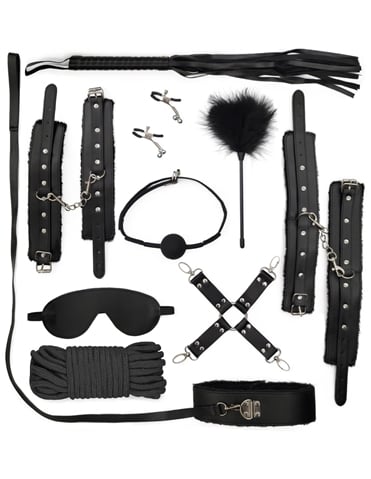 BOUND TO LOVE DELUXE 10PC BONDAGE KIT - LL0011-03279
