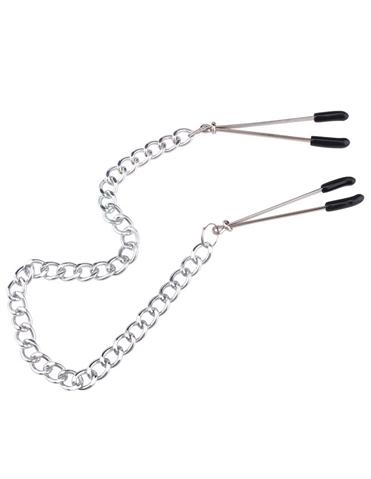 BOUND TO LOVE TWEEZER NIPPLE CLIPS WITH CHAIN - LL0004-03279
