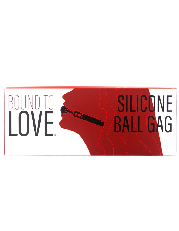 Bound To Love Silicone Ball Gag ALT2 view Color: BKS