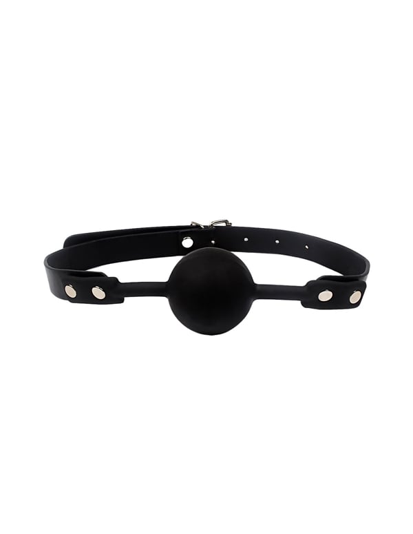 Bound To Love Silicone Ball Gag default view Color: BKS